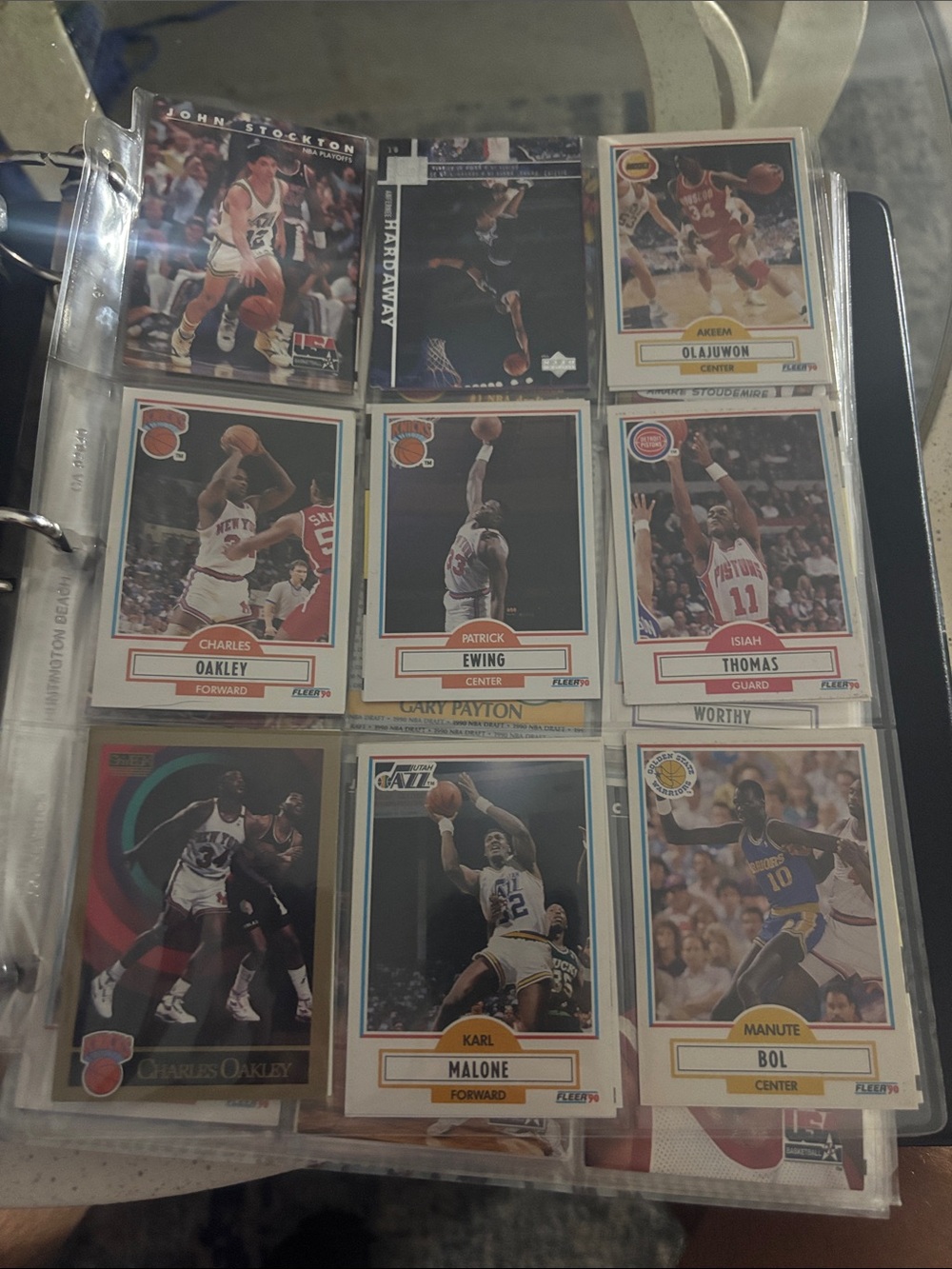 Vintage Basketball Cards Old basketball 1970-1990 5 sleeves 70cards
